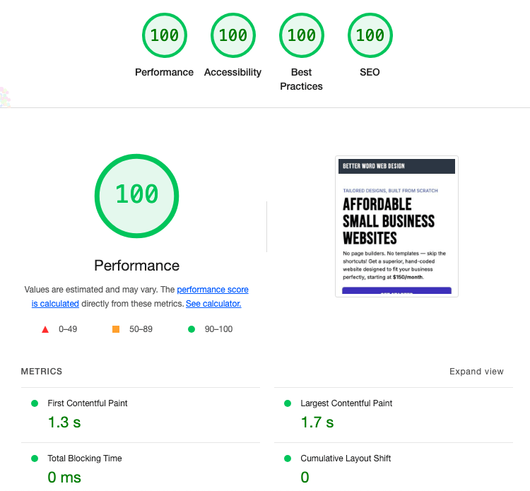 Performance Example